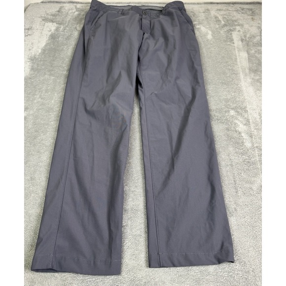 Under Armour Men's Golf Straight Leg Chino Pants Size 36x32 Gray - Picture 1 of 11